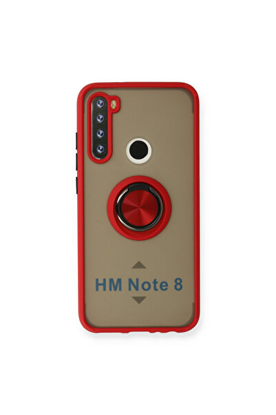 NewFace Xiaomi Redmi Note 8 Case Montreal Ring Silicone Cover - Red