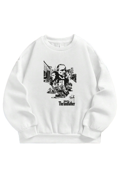 SVART WEAR The Godfather με τύπωμα oversized Unisex Φούτερ