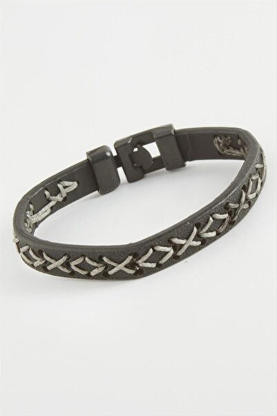 ZERO LAND 1592330739 سوار من الجلد الصناعي عالي الجودة (193023)-أسود