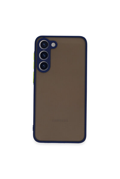 NewFace جراب سامسونج جالاكسي S23 غطاء سيليكون مونتريال - أزرق داكن