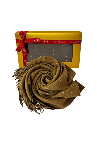 velve Esarfa Cashmere Sparkle, pentru femei, σε cutie cadou, καραμέλα Maro