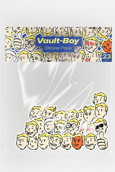 Baprile Fallout Vault-Boy Sticker Paketi 23 Parça Yapışkanlı Kaliteli Su Geçi...
