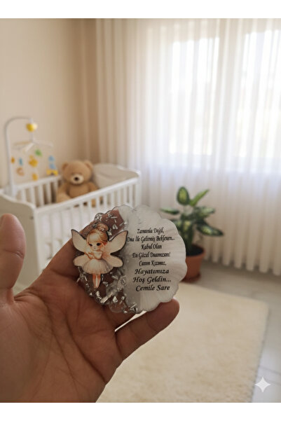 HediyelikÜrünler Bebek magneti hediyelik mevlüt hediyelik magnet kız bebek ma...