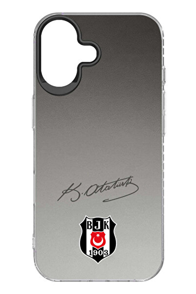 Beşiktaş iPhone 17 Uyumlu ATA İmza Arma Premium Lisanslı Telefon Kılıfı