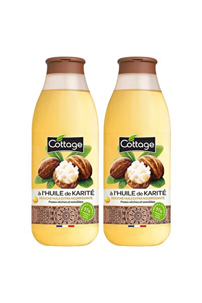 Cottage Set of 2 x Shea Oil Shower Gel, 560 ml