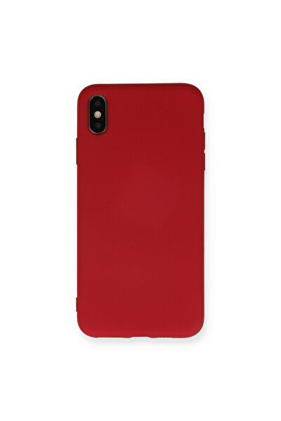 NewFace iPhone XS Max Case Nano Velvet Silicone - Red