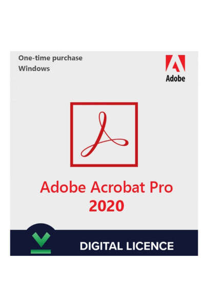 Adobe Acrobat Pro 2020 (1 PC) – Permanent Electronic License