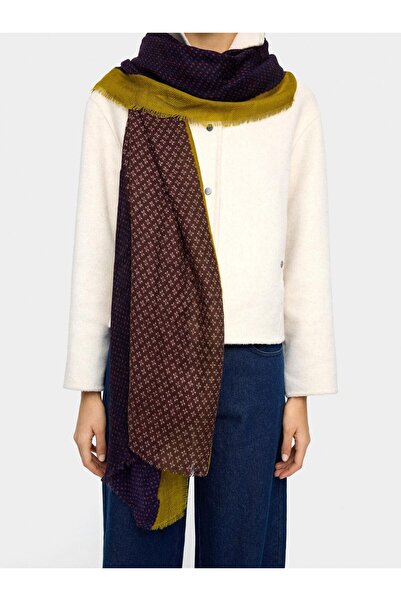 PARFOIS Yün Kontrastlı Desenli Şal