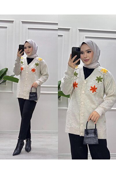 moda acar Star Detailled Cardigan
