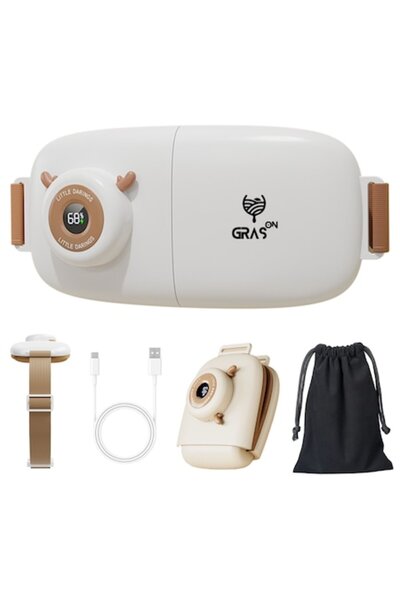 Gras ON Aparat Centura Abdominala cu Incalzire si Masaj,pentru Dureri Menstru...