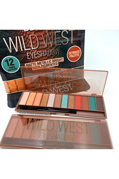 D’Donna WILD WEST Eyeshadow Palette - 12 Shades - D'DONNA