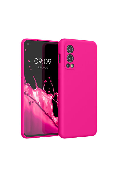 KWmobile Carcasă pentru OnePlus Nord 2 5G, silicon, roz, 56070.77,