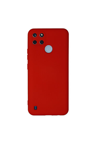 NewFace Realme c25y case nano inner velvet silicone - red