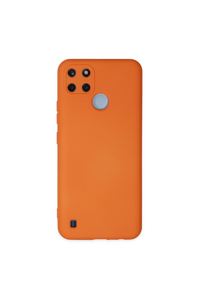 NewFace Realme c25y case nano inner velvet silicone - orange