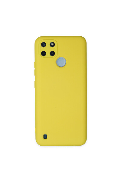 NewFace Realme c25y case nano inner velvet silicone - yellow