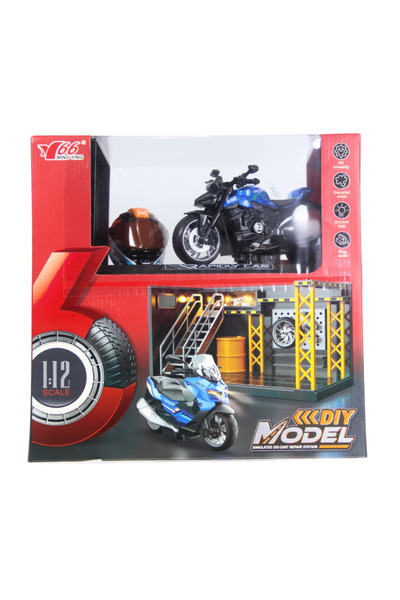 My Reality Fashion دراجة نارية دوكاتي ستريت فايتر PB 3R بمقياس 1/12 مع صوت