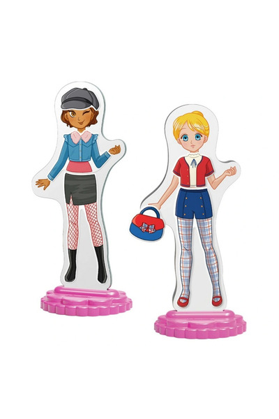 NW NessiWorld دمى الموضة المغناطيسية أفضل الأصدقاء