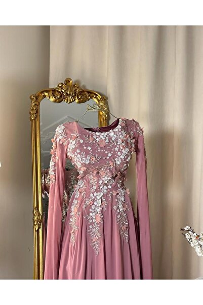 vanus fashion فستان سهرة طويل 5035