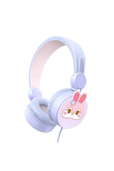 SHC42000 Tavşan Desenli Mikrofonlu Kulak Üstü Kulaklık