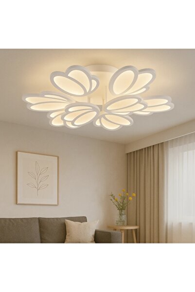 OEM LED Chandelier with Remote Control 3D Floral Design Adjustable Light 3000K-6500K Zeriva