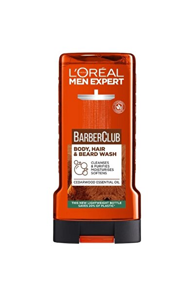 L'Oreal Paris Set of 2 x Men Expert Barber Club Moisturizing Shower Gel, 300 ml