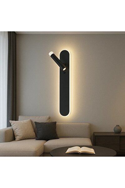 OEM Aplica LED Neagră L77177/500BK 2x2W+10W 3000–6500K Alvareen