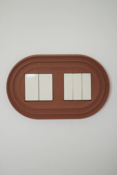 KushKafa Dekoratif Priz & Anahtar Çerçevesi – Modern Doğal Tasarım Duvar Akse...