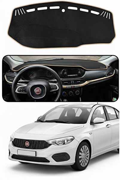 NEFİİİZZ Fiat Egea Torpido Koruyucu EKRANSIZ Sedan Kasalara Özel Üretim Koku ...