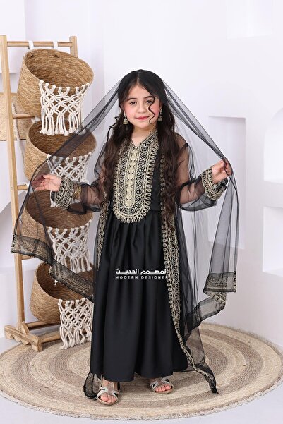 modern designer جلابية أطفال مناسبات