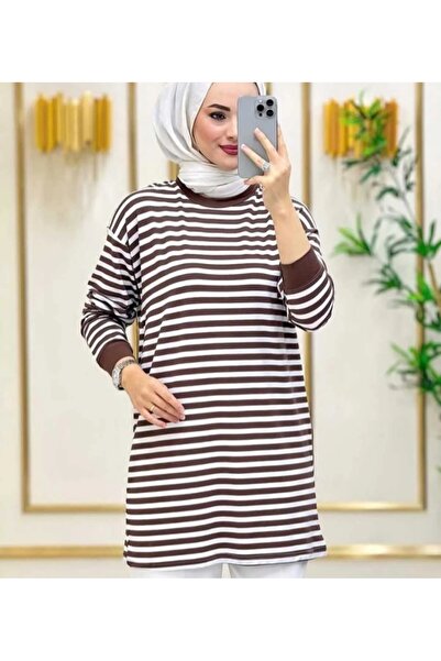 IŞILDA FASHION Ριγέ χιτώνα