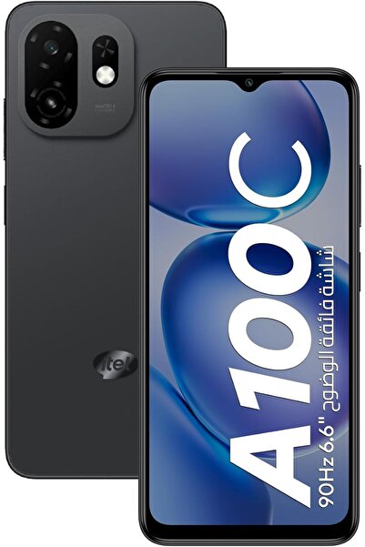 İtel A100c 4G Smartphone — 64GB, 2GB RAM, Unisoc T7100, 6.6" 90Hz