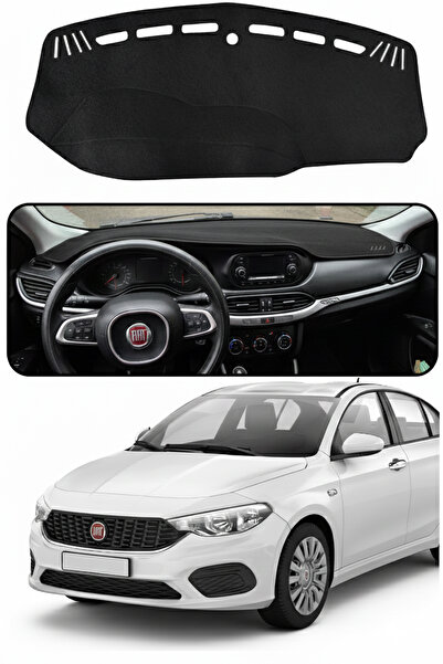 NEFİİİZZ Fiat Egea Torpido Koruyucu EKRANSIZ Sedan Kasalara Özel Üretim Koku ...