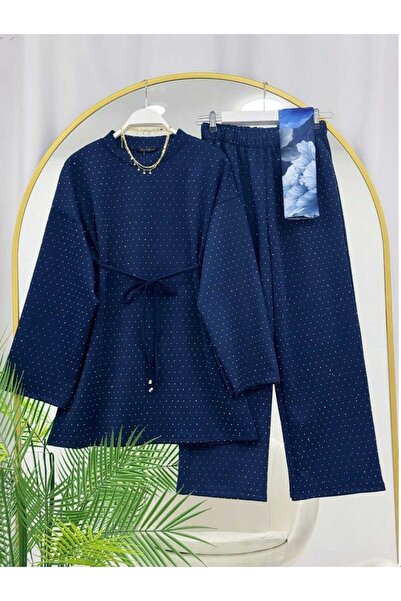 MODA VEDAT Women's Scuba Stone Pants Set -0600