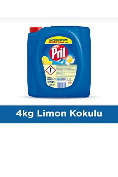 YETİŞ Elde Bulaşık Deterjanı Üç Etkili Güç Limon 4Kg - Yağ Çözücü Ve Ferah Limon Kokusu