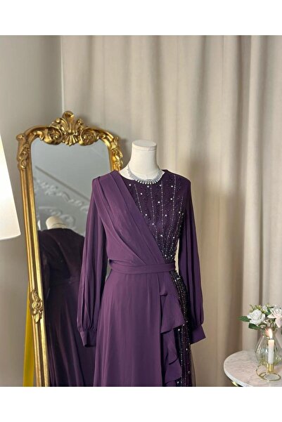 vanus fashion فستان سهرة طويل 5105