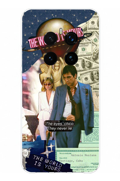 TechTree حافظة سيليكون مطبوع متوافقة مع هاتف Honor Magic 7 PRO بتصميم إلفيرا ...