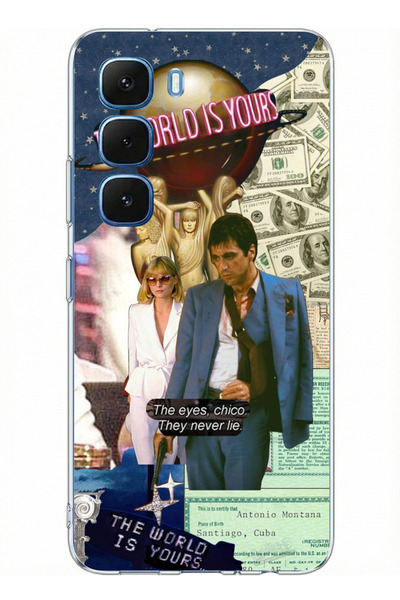 TechTree حافظة سيليكون مطبوع متوافقة مع هاتف Infinix Hot 60-60i بتصميم إلفيرا...