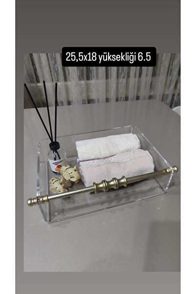 innossa pleksi dekorasyon Mini organizer matgold halka detaylı kulp