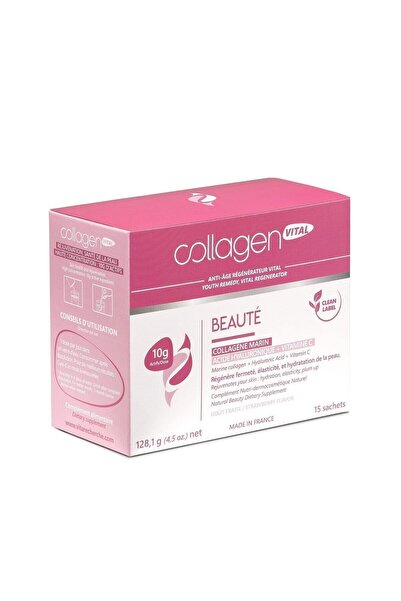 Collagen Vital Beauté 10,000 mg Pure Marine Collagen Anti-Aging for Skin - 15...