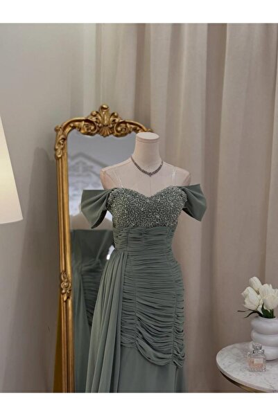 vanus fashion 6255- فستان ناعم بلمسة ملكية