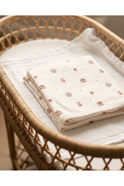 Zezig بطانية قطنية ممشطة من كرنفال