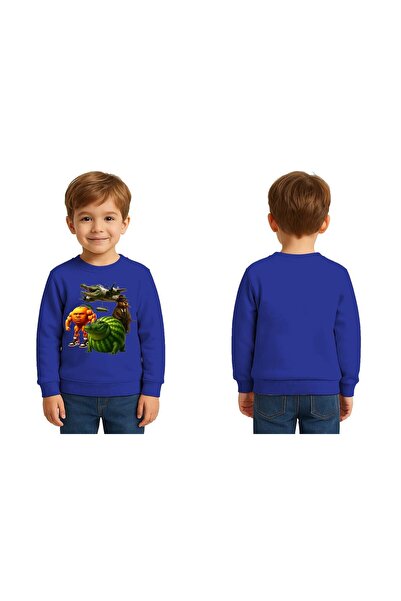 SEDİRLİ Унисекс детска блуза с принт Braınrot, 3-слойна Sherpa