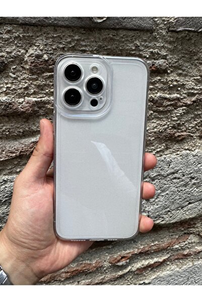 GIGIKIT İphone 15 Pro Max Kamera Korumalı Şeffaf Silikon Darbe Emici Telefon ...