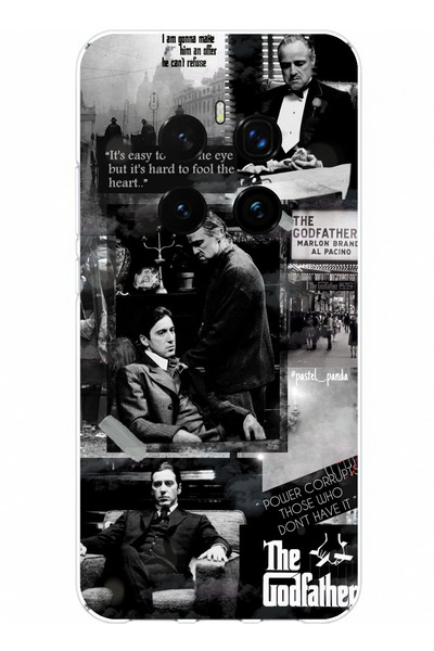 TechTree حافظة سيليكون متوافقة مع هاتف Honor Magic 7 PRO بتصميم The GodFather...