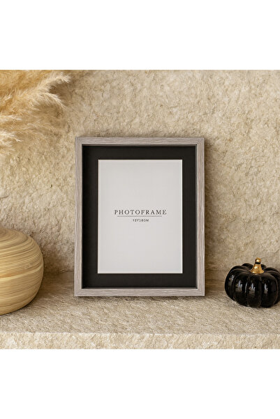 Evanev Tutku Çift Camlı Çerçeve 15x20 cm Gri-Siyah KOD:3181