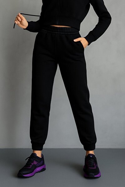 bb butik basic Fleece Inside Puff Three Thread Sweatpants G6980