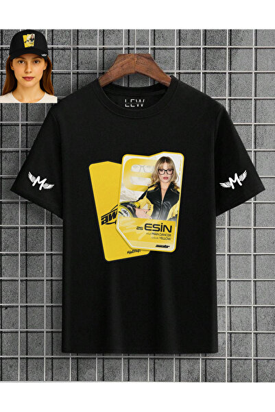 lovver مجموعة قبعات تي شيرت من القطن من مانيفست إيسين بتصميم خاص وطباعة فاخرة...