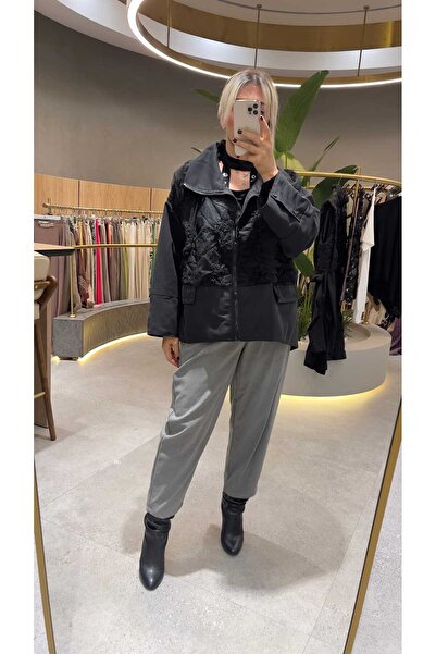 Butik Günay Tüfekçi Tül Detaylı Ceket