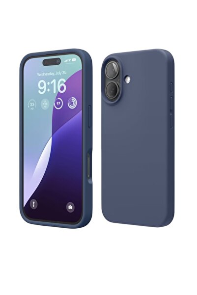 KILIF HOUSE غطاء سيليكون فاخر متوافق مع آيفون 16 برو