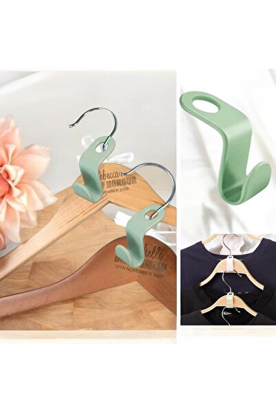 OEM Set of 10 mini hook hangers, clothes organizer, portable and sturdy, spac...